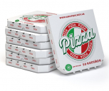 Белые коробки для пиццы и хачапури